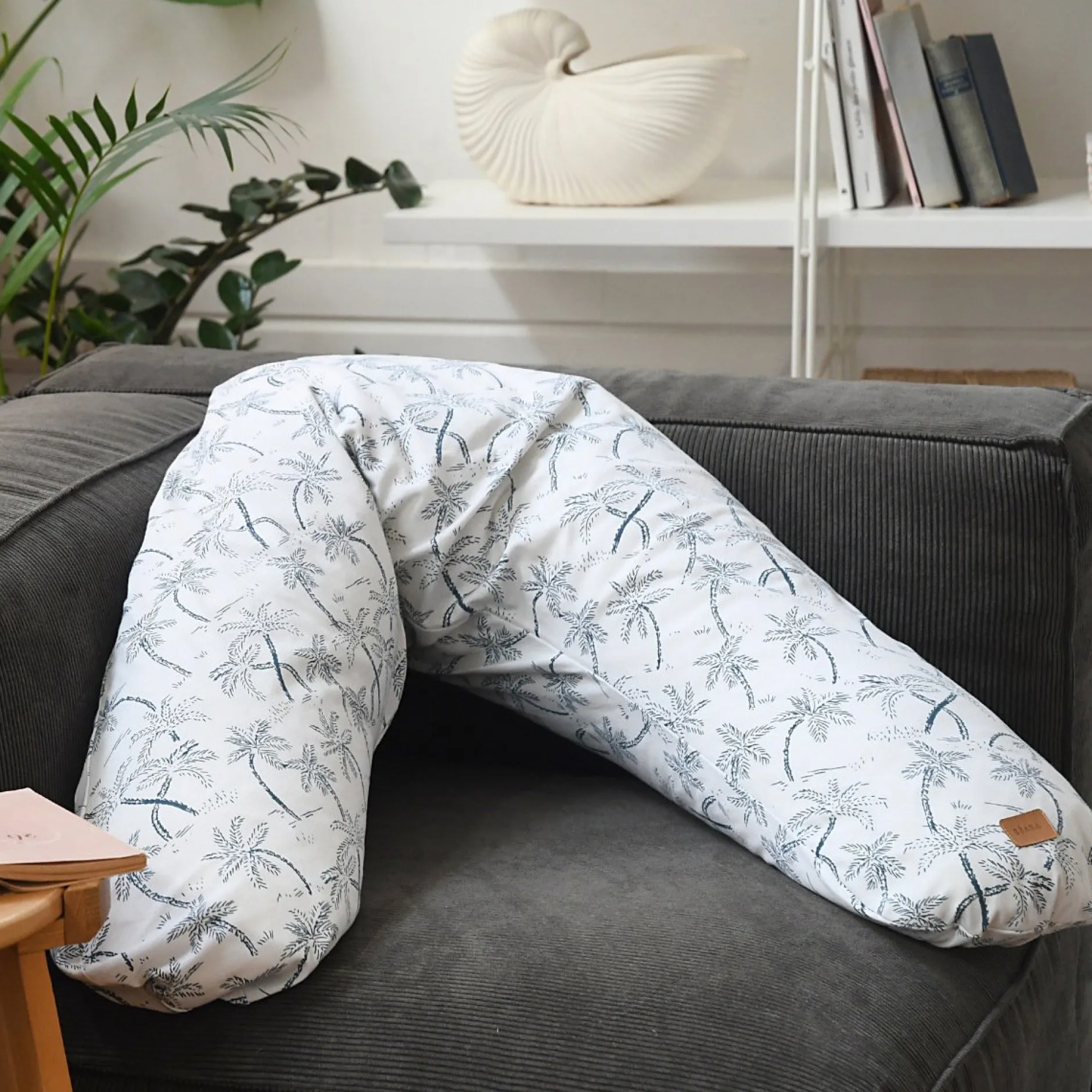 Coussins D'Allaitement|Coussins D'Allaitement*Béaba Coussin d'allaitement Big Flopsy™ de Palm Tree Blanc