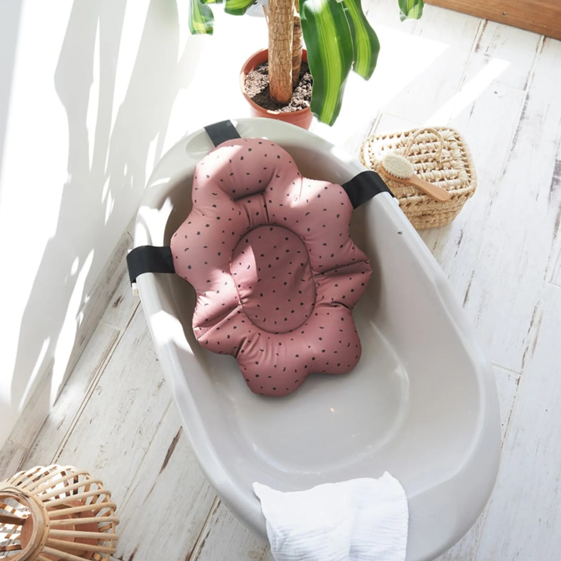 Accessoires De Bain*Candide Coussin de Bain de Taupe