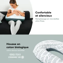 Cales-Bébé|Coussins D'Allaitement*Babymoov Coussin de maternité doomoo Buddy de Ethnic Petrol