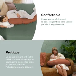 Coussins D'Allaitement|Coussins D'Allaitement*Babymoov Coussin de maternité doomoo Buddy de Tetra Terracotta