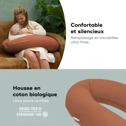 Coussins D'Allaitement|Coussins D'Allaitement*Babymoov Coussin de maternité doomoo Buddy de Tetra Terracotta