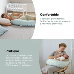 Coussins D'Allaitement|Coussins D'Allaitement*Babymoov Coussin de maternité doomoo Buddy de Cloudy Kaki