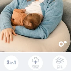 Cales-Bébé|Coussins D'Allaitement*Babymoov Coussin de maternité doomoo Buddy de Corduroy Sand