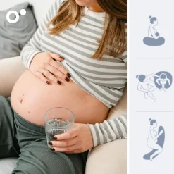 Cales-Bébé|Coussins D'Allaitement*Babymoov Coussin de maternité doomoo Buddy de Corduroy Sand