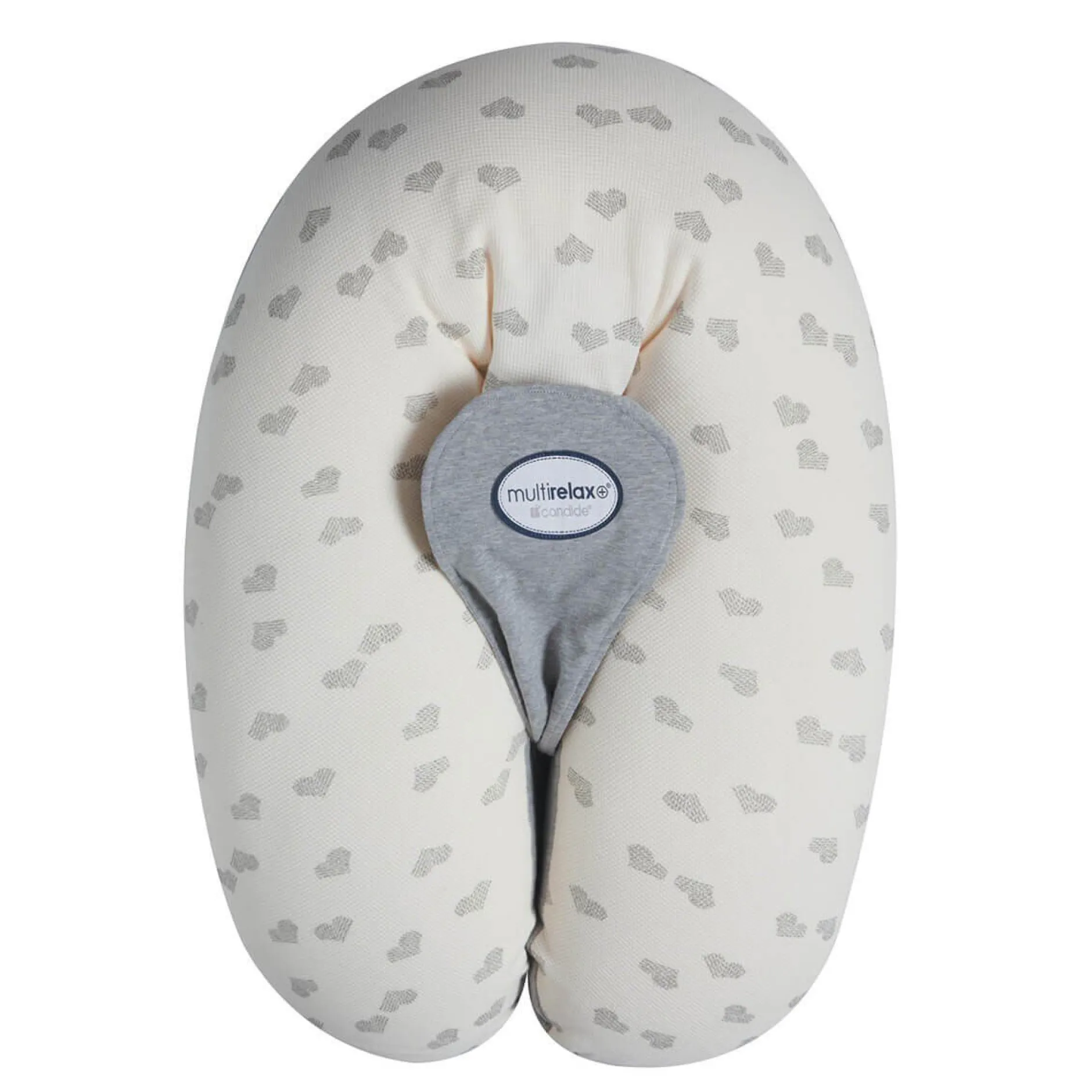 Coussins D'Allaitement|Coussins D'Allaitement*Candide Coussin de Maternité Multirelax de jersey Cœur / Gris