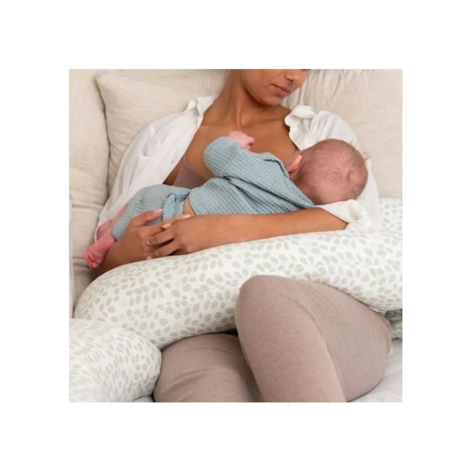 Coussins D'Allaitement|Coussins D'Allaitement*Babymoov Coussin maxxy doomoo de mini feuilles Vert
