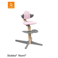 Autres Accessoires Pour Chaise Haute|Coussins De Chaise*Stokke® Coussin Nomi® de Gris Rose