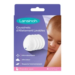 Accessoires De Soin Allaitement*Lansinoh Coussinets d'allaitement lavables x4 de