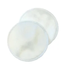 Accessoires De Soin Allaitement*Carriwell Coussinets d'allaitement lavables en soie naturelle de Blanc
