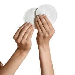 Accessoires De Soin Allaitement*Carriwell Coussinets d'allaitement lavables en coton de Blanc