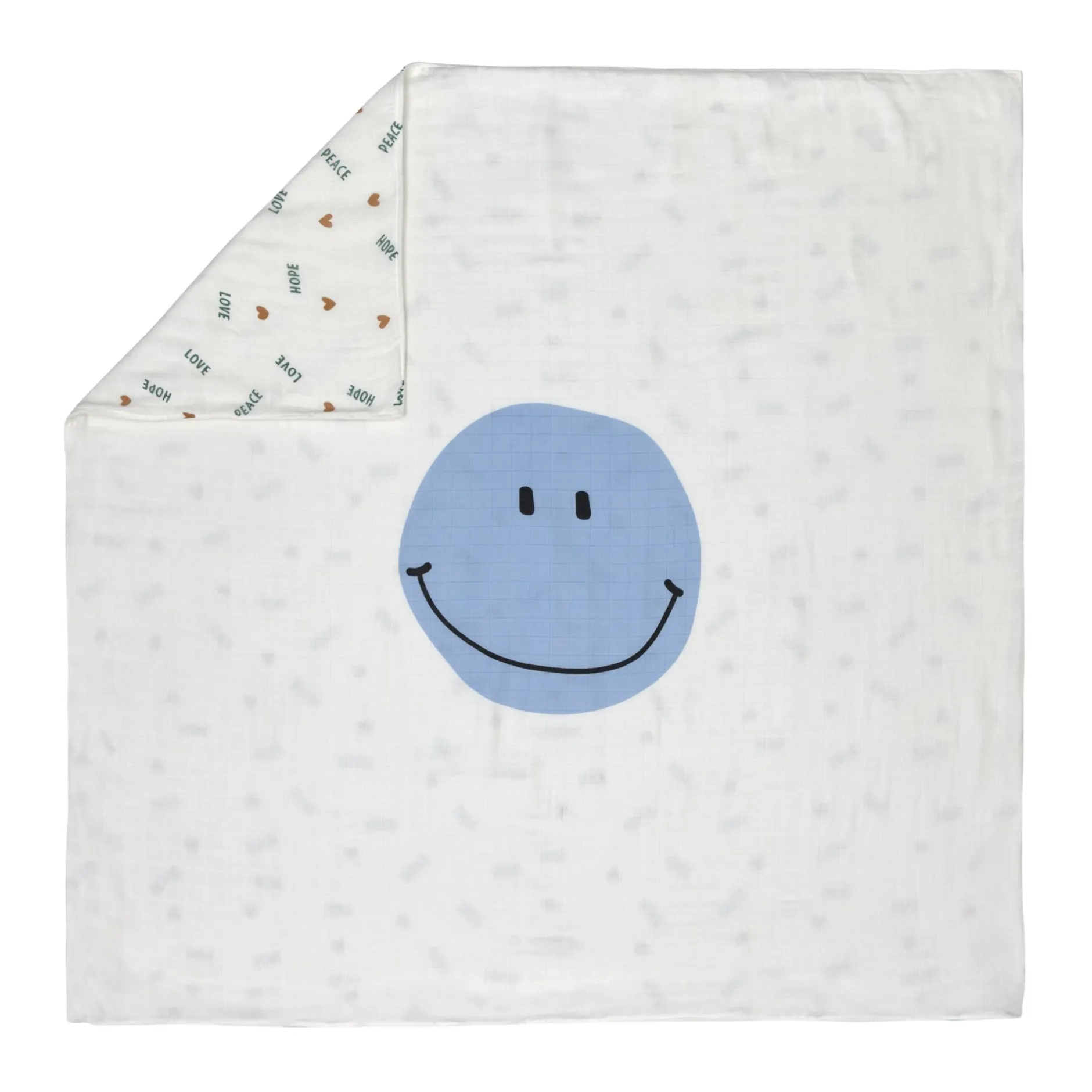 Couvertures*Lässig Couverture de bébé divinement douce 100 x 100 cm de Smile