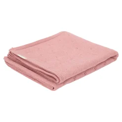 Couvertures*Little Dutch Couverture de lit tricotée 110 x 140 cm de Pure Pink Blush