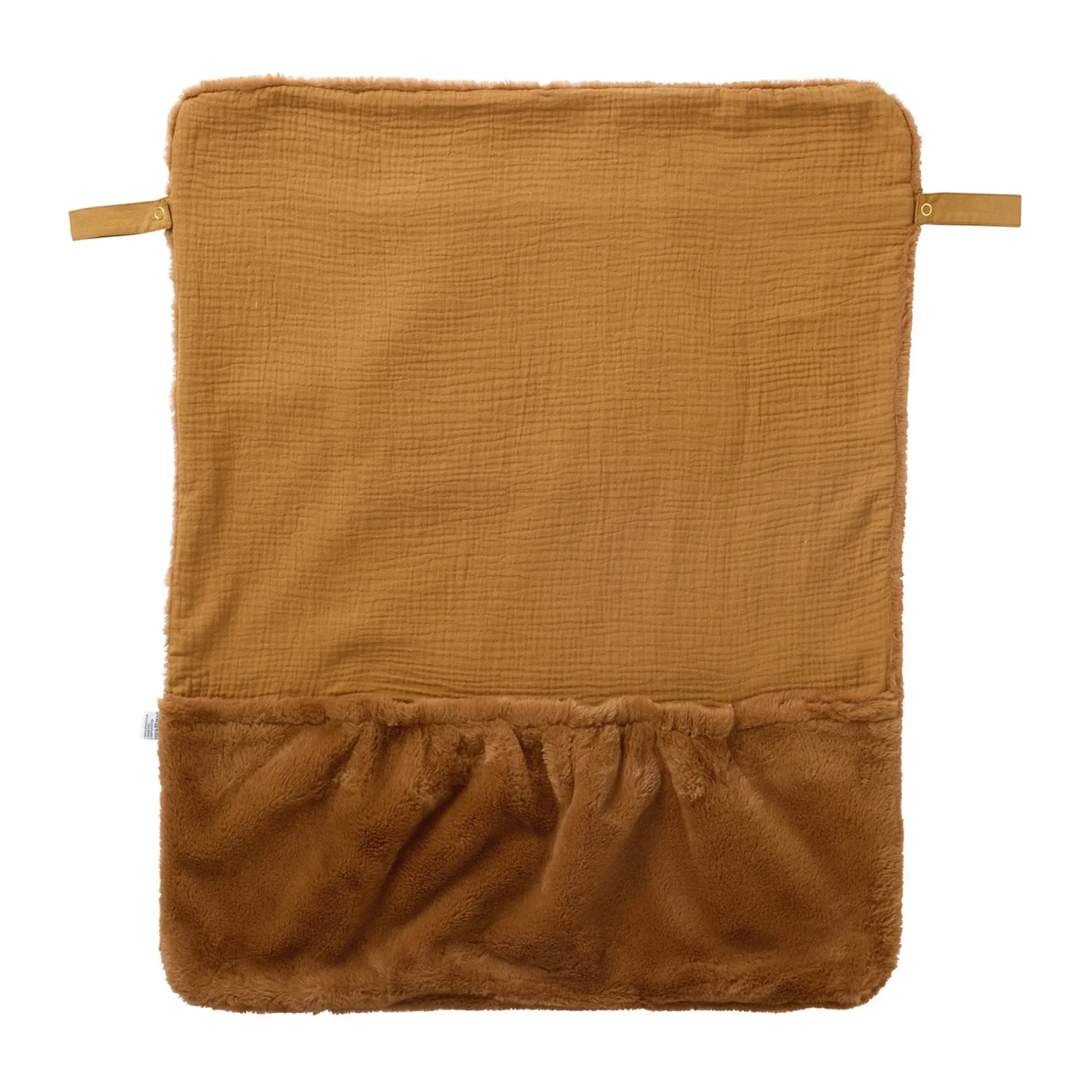 Couvertures*BB&Co Couverture Nomade Fausse Fourrure de Angora Brown
