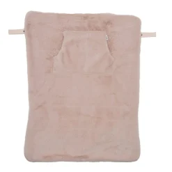 Couvertures*BB&Co Couverture Nomade Fausse Fourrure de Angora Rose