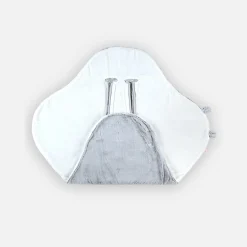 Couvertures*Noukies Couverture promenade en Groloudoux® Mix & Match de Gris clair