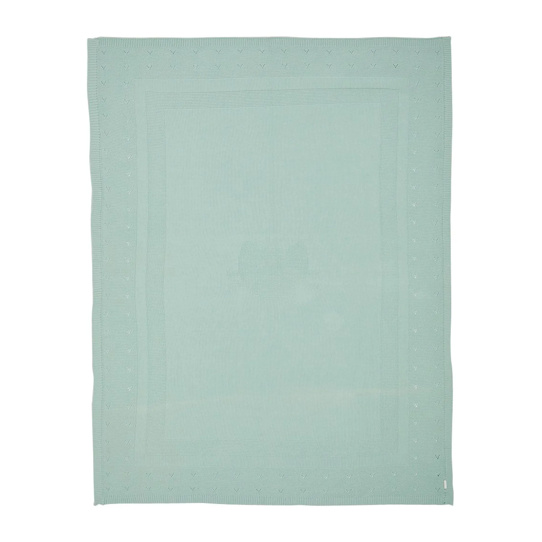 Couvertures*P'tit bisou Couverture Tricot de Sauge