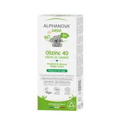 Cosmétiques*Alphanova bébé Crème de change bébé Olizinc 40 de