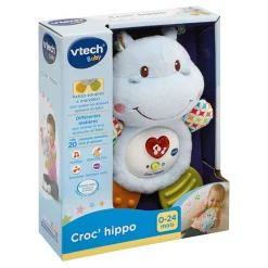Peluches Musicales*Vtech Croc'Hippo de Bleu