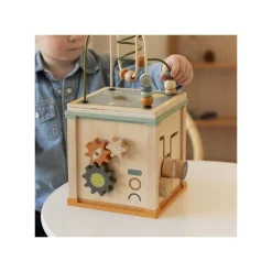 Jouets En Bois|Jouets D'Activités*Trois Kilos Sept Cube d'activités en bois 5 en 1 - labellisé FSC® de