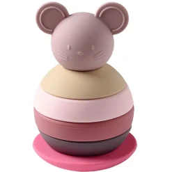 Jeux De Formes*Nattou Culbuto Silicone de Souris rose