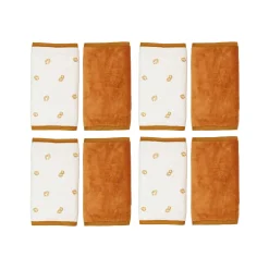 Tours De Lit*Trois Kilos Sept Diplododo Protège barreaux lit modulable de Ocre et Écru