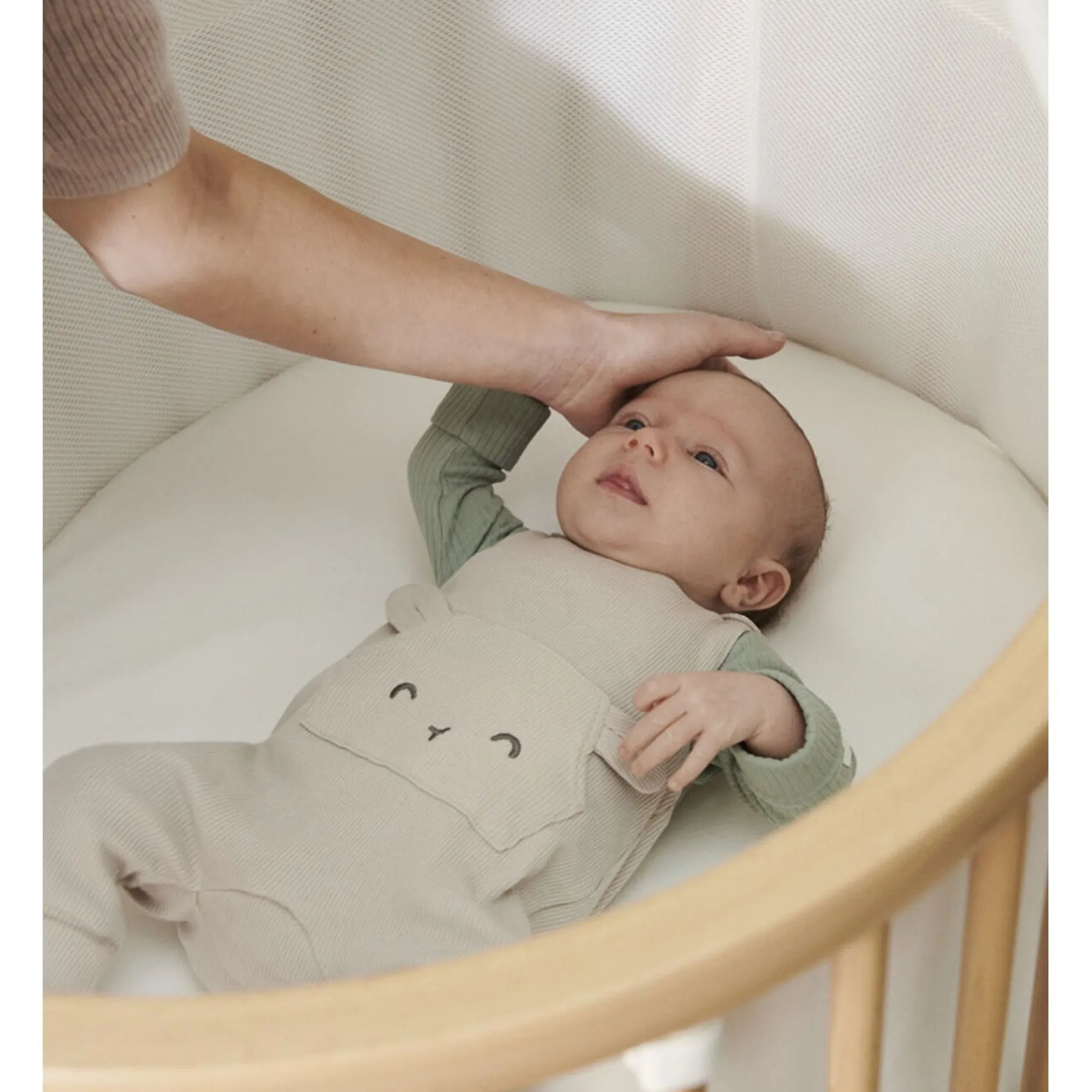 Tours De Lit*Stokke® Doublure en maille Sleepi™ Mini de Blanc