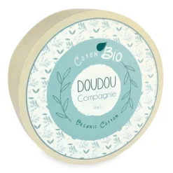 Doudous*Doudou et Compagnie Doudou Botanic Doudou plat en coton BIO 25 cm de Lapin