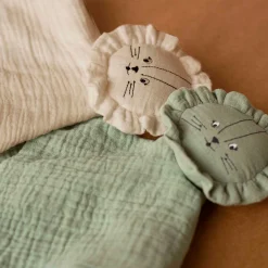 Doudous*Trois Kilos Sept Doudou lange Lion de Lion Sable