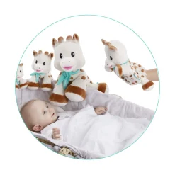 Peluches Marionnettes|Doudous*Sophie La Girafe® Doudou marionnette Sophie la girafe de