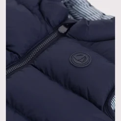 Vestes, Manteaux, Pilotes*Petit Bateau Doudoune sans manches matelassée bébé de Bleu smoking