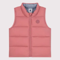 Vestes, Manteaux, Pilotes*Petit Bateau Doudoune sans manches matelassée bébé de Rose rosewood