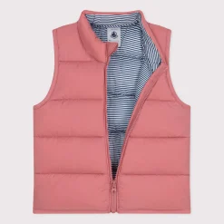 Vestes, Manteaux, Pilotes*Petit Bateau Doudoune sans manches matelassée bébé de Rose rosewood