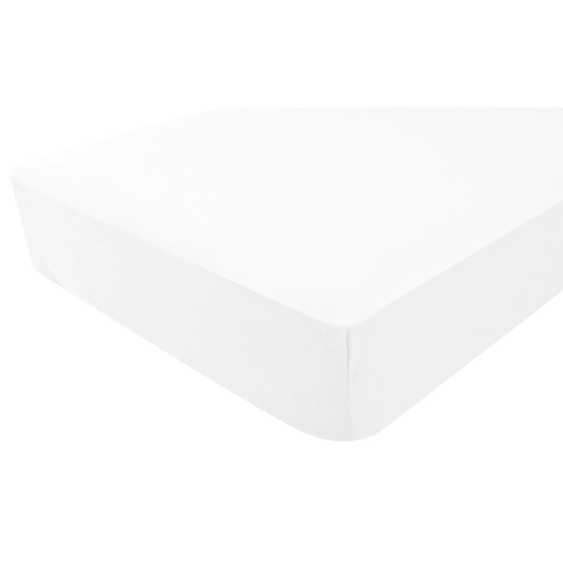 Draps Housses*Domiva Drap housse 2 en 1 lit parapluie 60 x 120 cm de Blanc