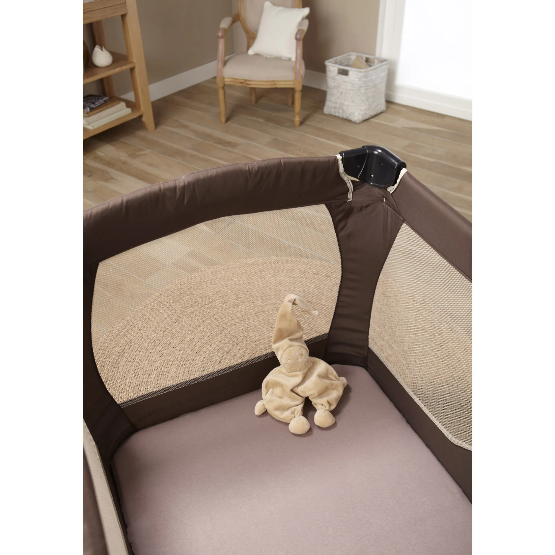 Draps Housses*Domiva Drap housse 2 en 1 lit parapluie 60 x 120 cm de Blanc