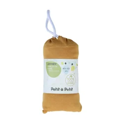 Draps Housses*Petit à petit Drap housse en jersey bio 60 x 120 cm de Moutarde