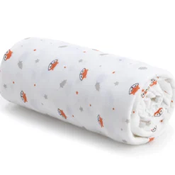 Draps Housses*Petit à petit Drap housse en jersey bio 60 x 120 cm de Renard