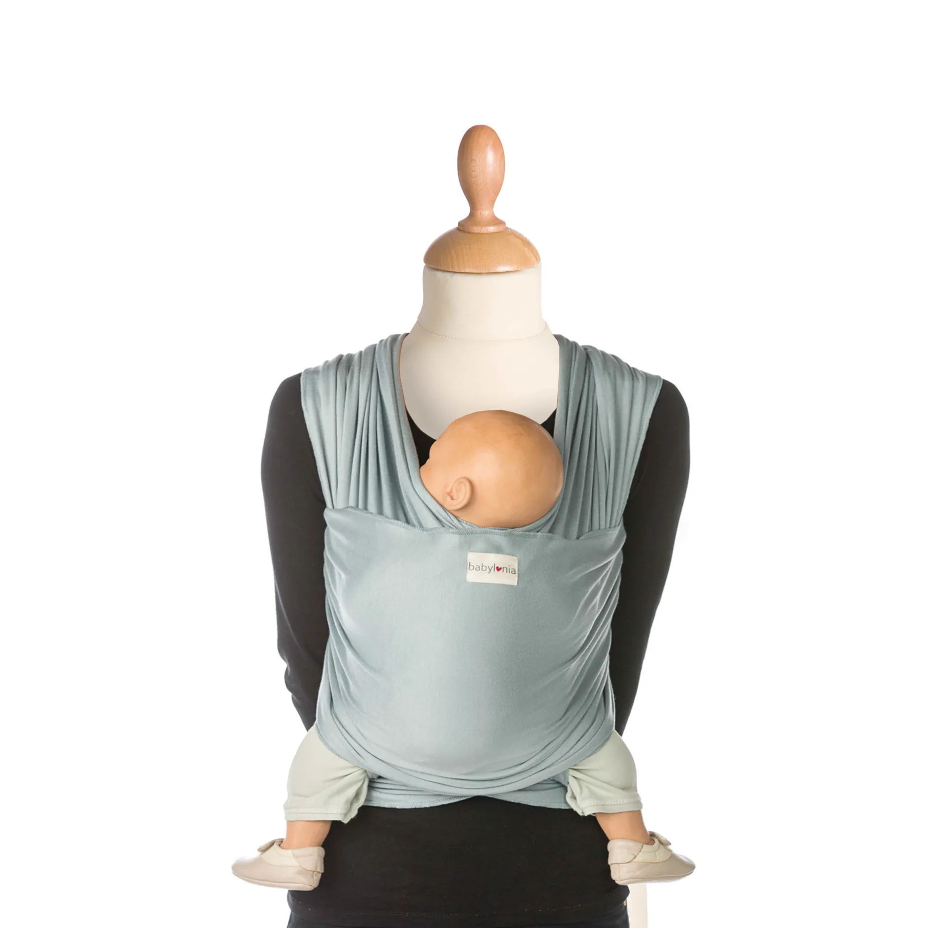 Écharpes De Portage|Tout Pour Vos Balades*Babylonia Echarpe de portage Tricot-slen bamboo de Blue fog