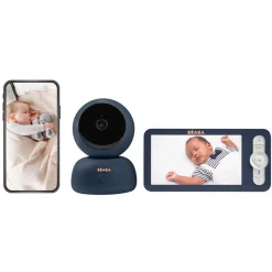 Babyphones*Béaba Ecoute bébé vidéo Zen Premium de Bleu