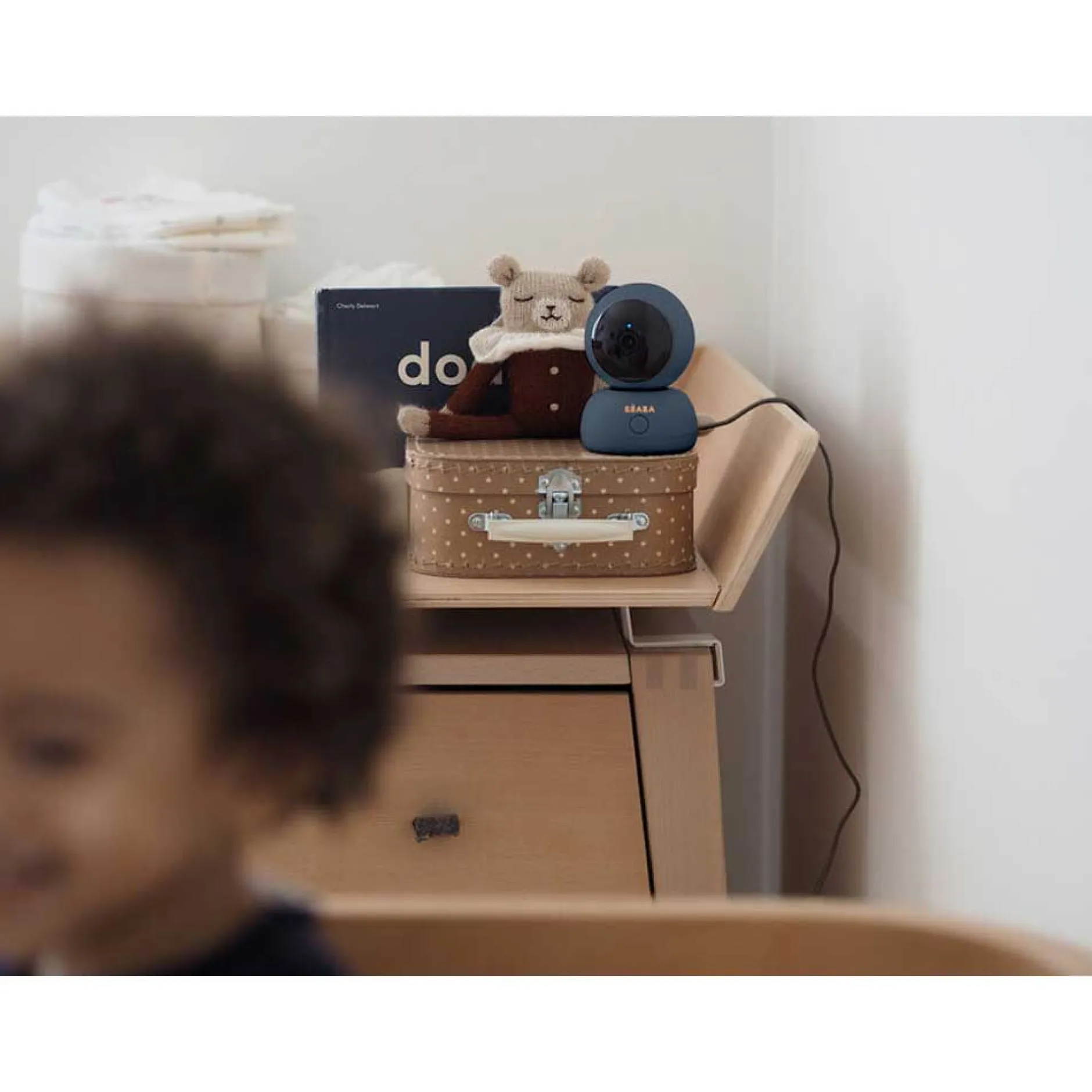 Babyphones*Béaba Ecoute bébé vidéo Zen Premium de Bleu