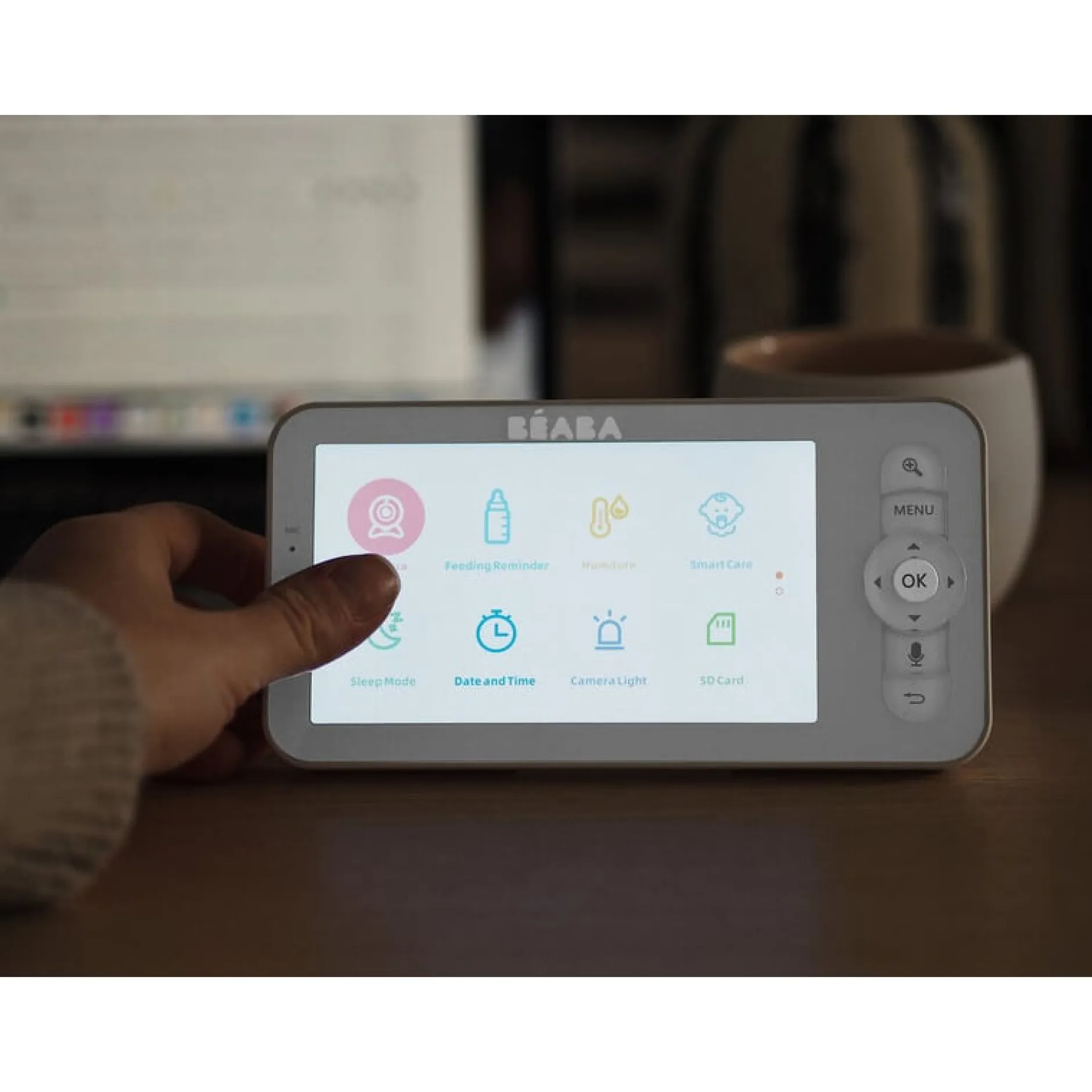 Babyphones*Béaba Ecoute bébé vidéo Zen Premium de