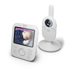 Babyphones*Philips AVENT Ecoute-bébé video 3,5 pouces SCD892/26 de