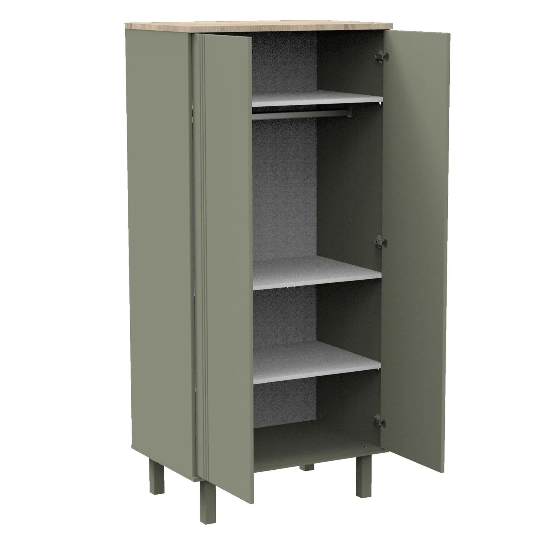 Armoires 2 Portes*Sauthon Baby's Sweet Home Eléonore Armoire 2 portes de Kaki