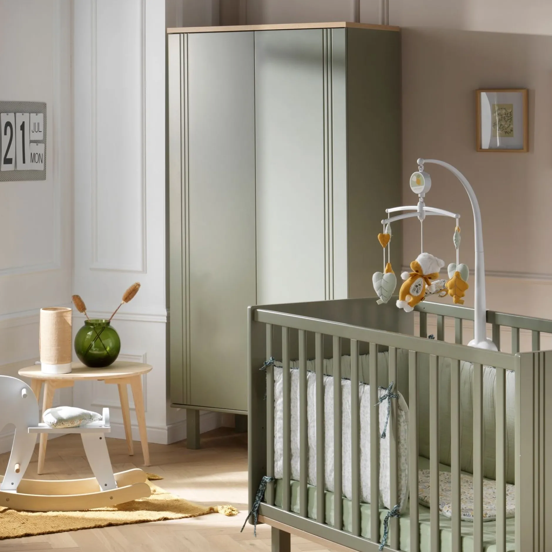 Armoires 2 Portes*Sauthon Baby's Sweet Home Eléonore Armoire 2 portes de Kaki