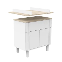 Plans À Langer|Plans*Sauthon Baby's Sweet Home Eléonore Dispositif à langer de Blanc