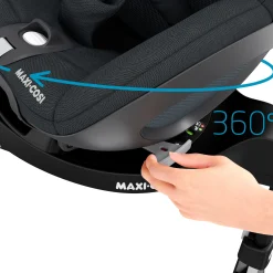 Bases De Sièges Auto|Siège Auto Avec Jambe De Force*Maxi-Cosi Embase FamilyFix 360 de Noir