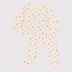 Pantalons, Shorts|Gilets, Pulls*Petit Bateau Ensemble 2 pièces en tubique 3 mois de Avalanche