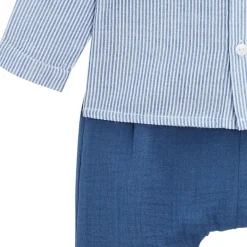 Pantalons, Shorts|T-Shirts, Polos, Chemises*Marèse Ensemble Haut + Pantalon de Rayures Pillow