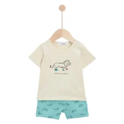 Pantalons, Shorts|T-Shirts, Polos, Chemises*Marèse Ensemble Haut + Short de Imprimé Lion