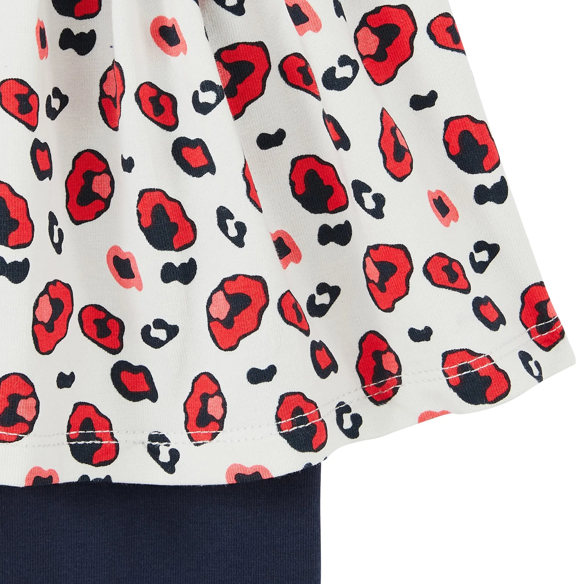 Robes, Jupes*Nano & nanette Ensemble jupe + legging Wild Brooklyn 6 mois de Imprimé léopard