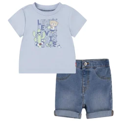 Pantalons, Shorts|T-Shirts, Polos, Chemises*Levi's Kids Ensemble Tee-shirt + Short de